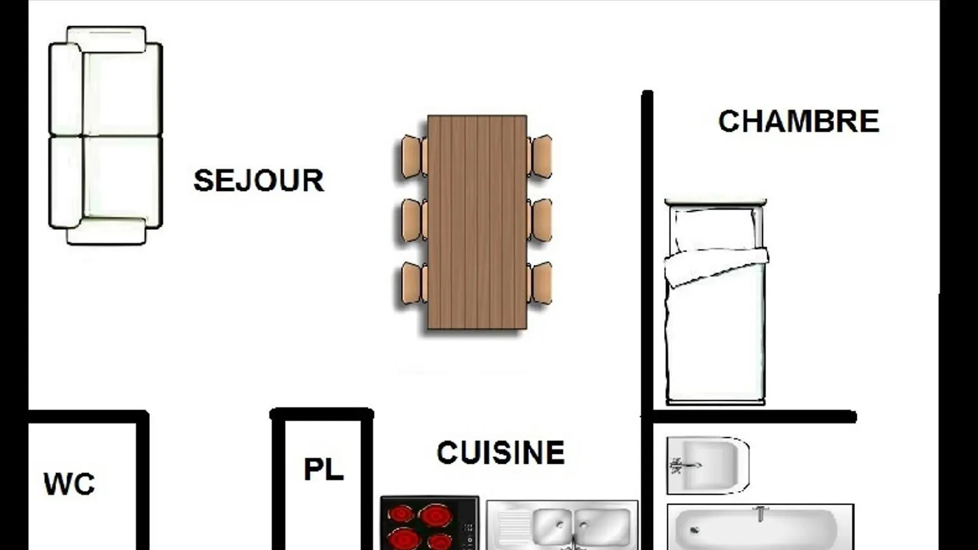 Apartment Appartement Avec Balcon, Aux Pieds Des Pistes, 5 Pers - La Croisette, Les Menuires - Fr-1-452-250 Saint-Martin-de-Belleville
